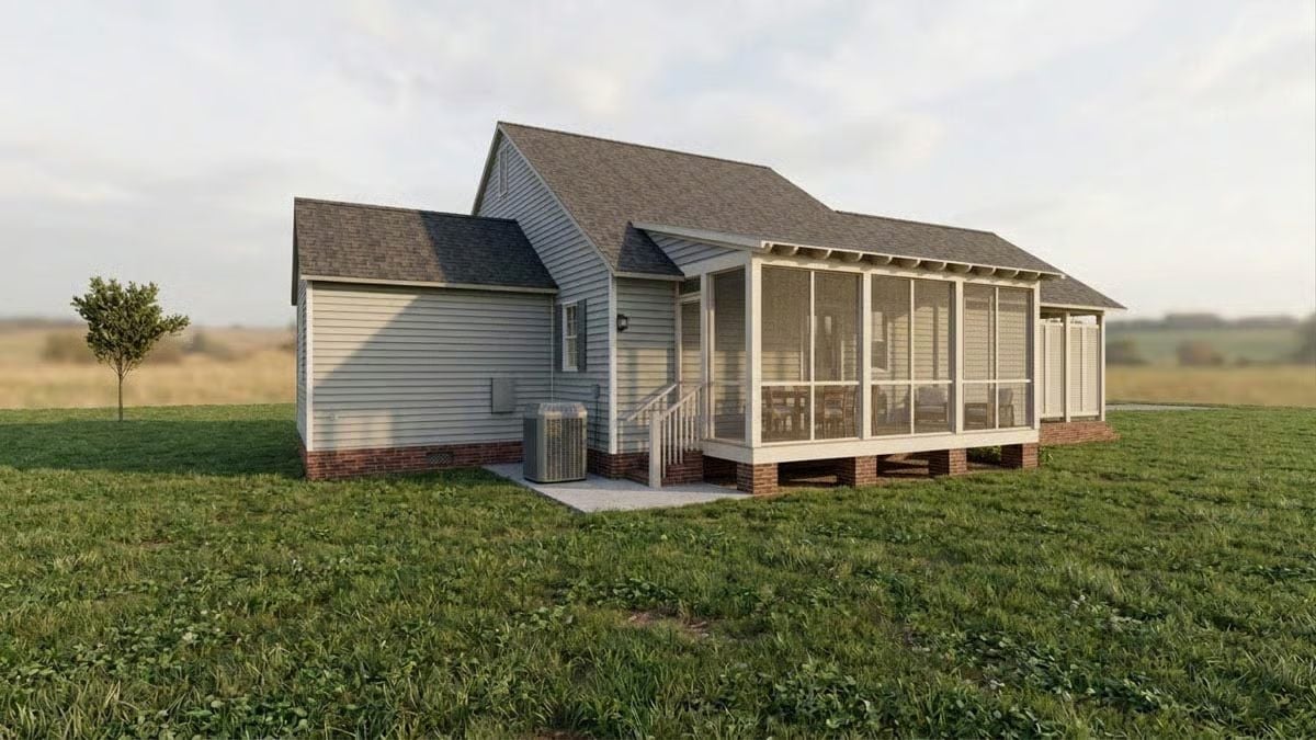 Screened Porch Life, Built Into the Blueprint