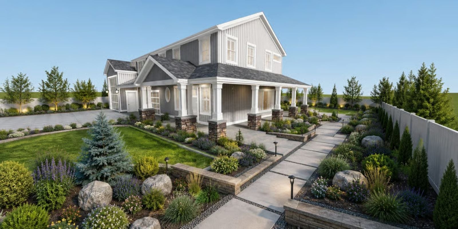 Avenleigh 3-Bedroom Modern Farmhouse Barndominium with Wraparound Porch Designed for Homeowners with a Soft Spot for Front Porches and Slow Mornings (Floor Plan)
