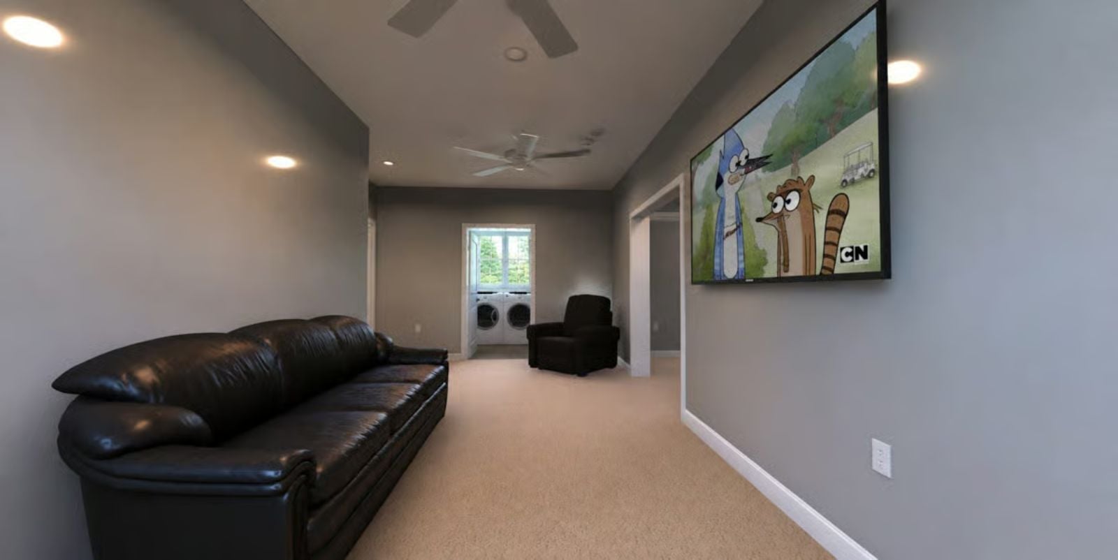 Cartoon Network on a Big Screen and Nowhere You Need to Be