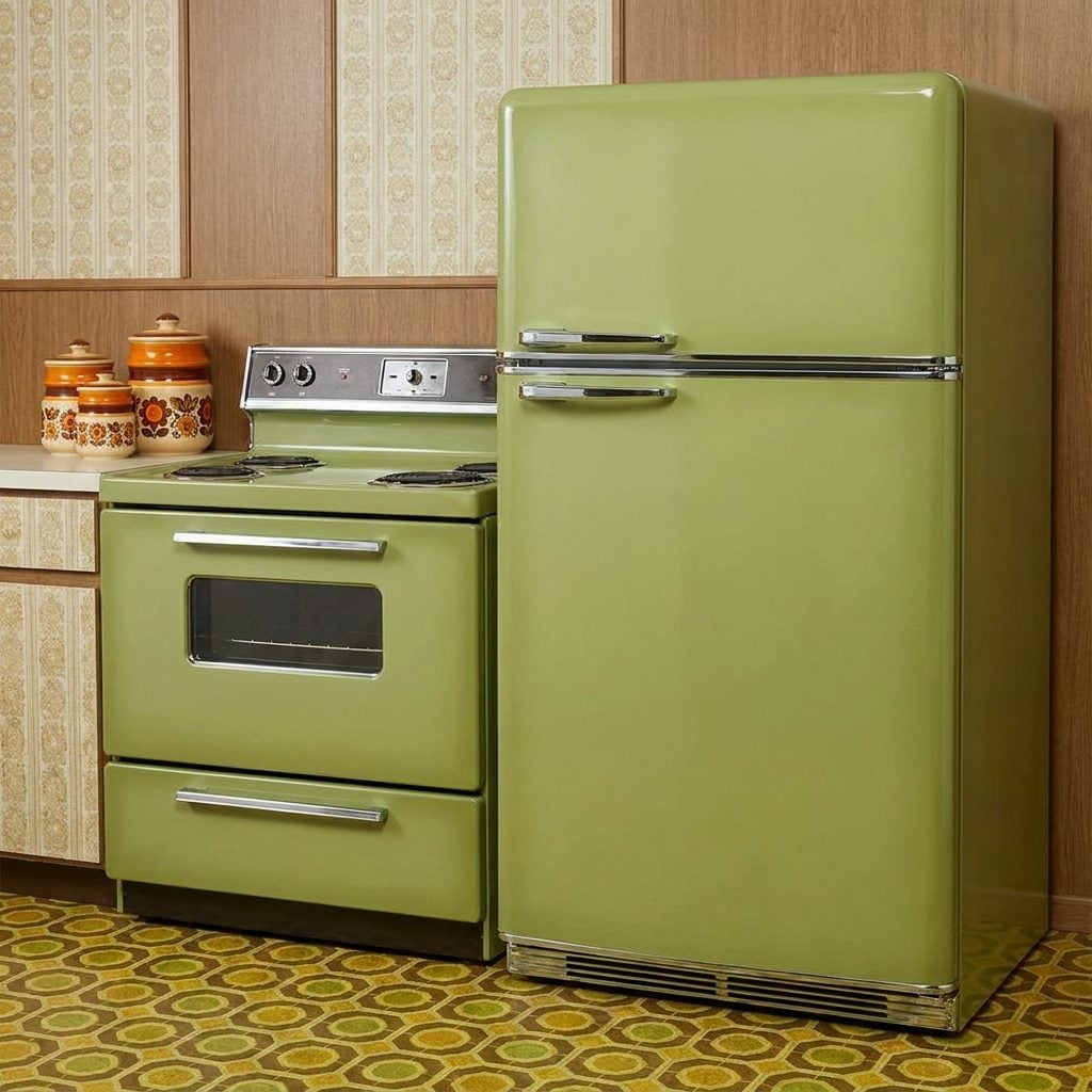 Avocado Green Kitchens
