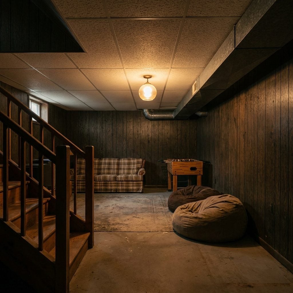 The Basement Rec Room Where the Kids Were Finally Free