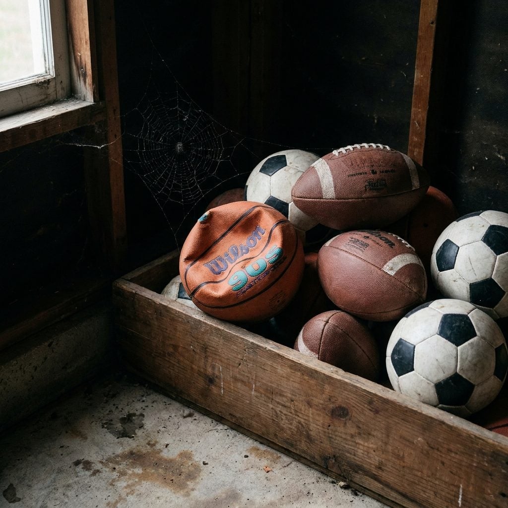 Basketballs, Footballs, and Soccer Balls