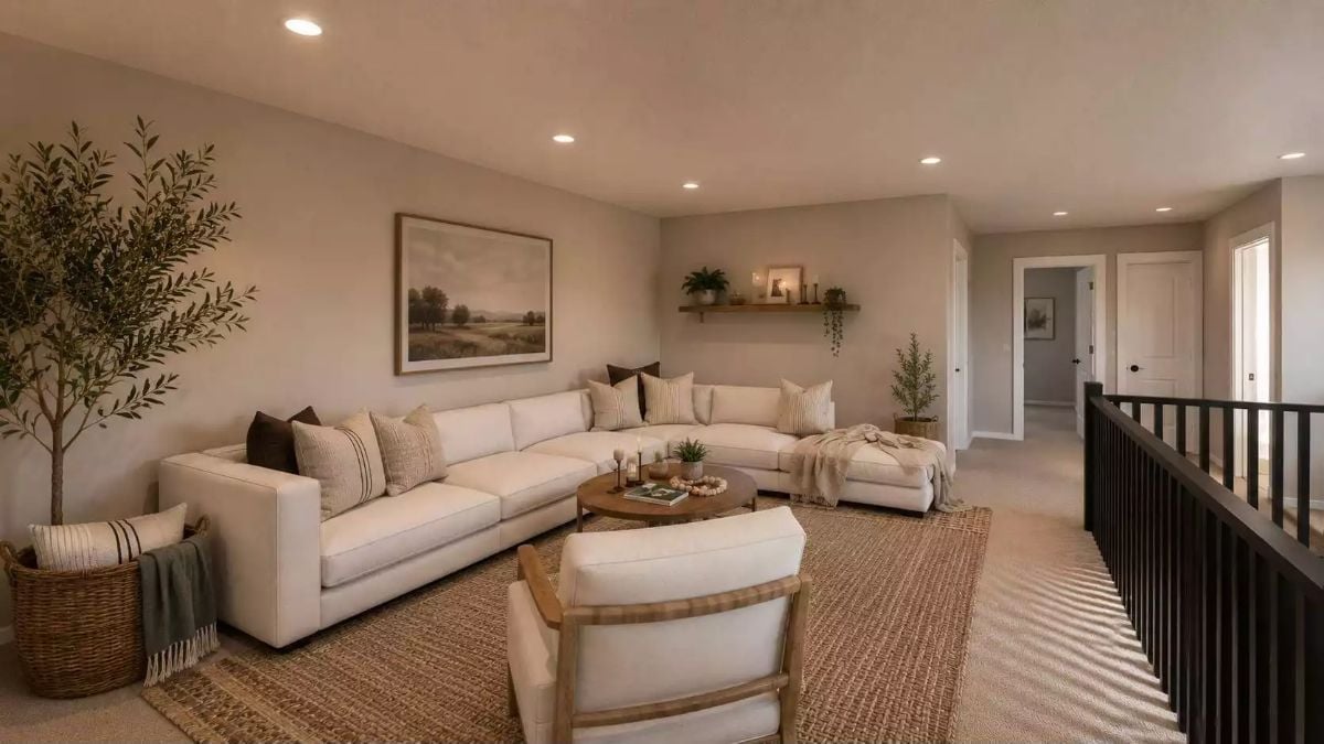 Loft Living Room That Pulls Off Cozy Without Trying Too Hard