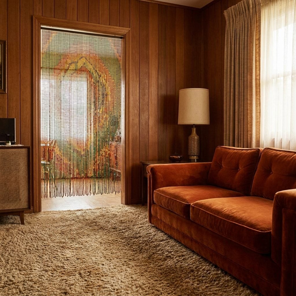The Beaded Curtain in the Doorway