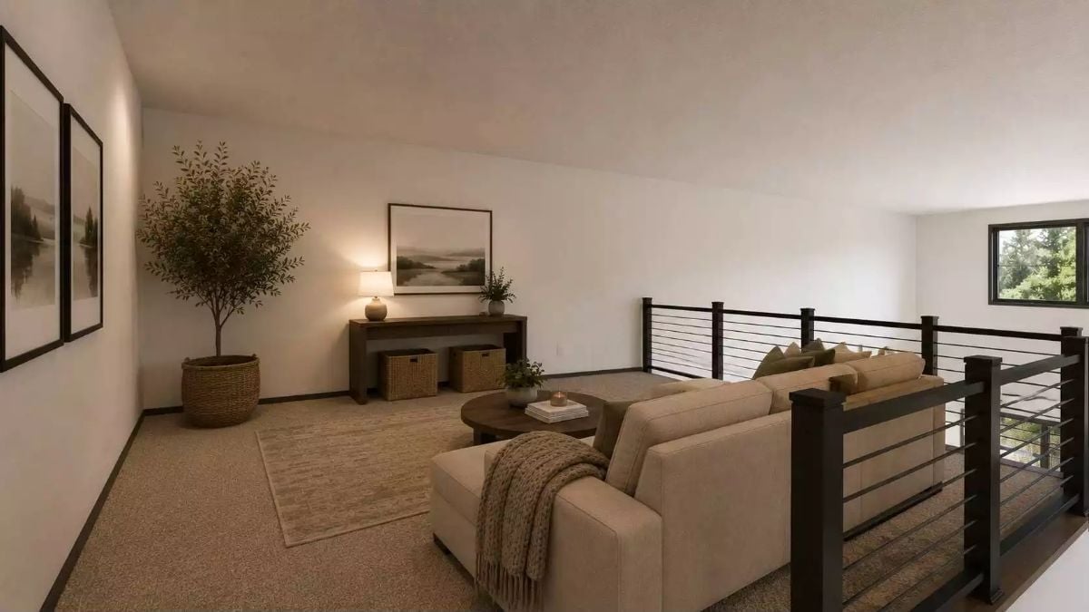 Loft Living With a Railing That Earns Its Keep