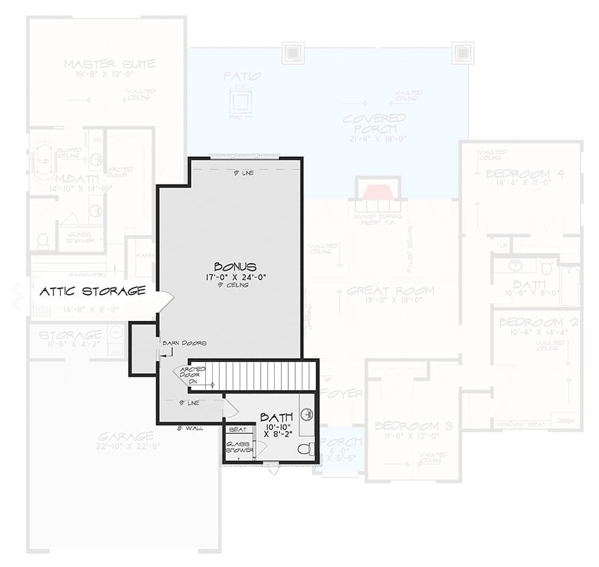 Floor Plan - Bonus Room