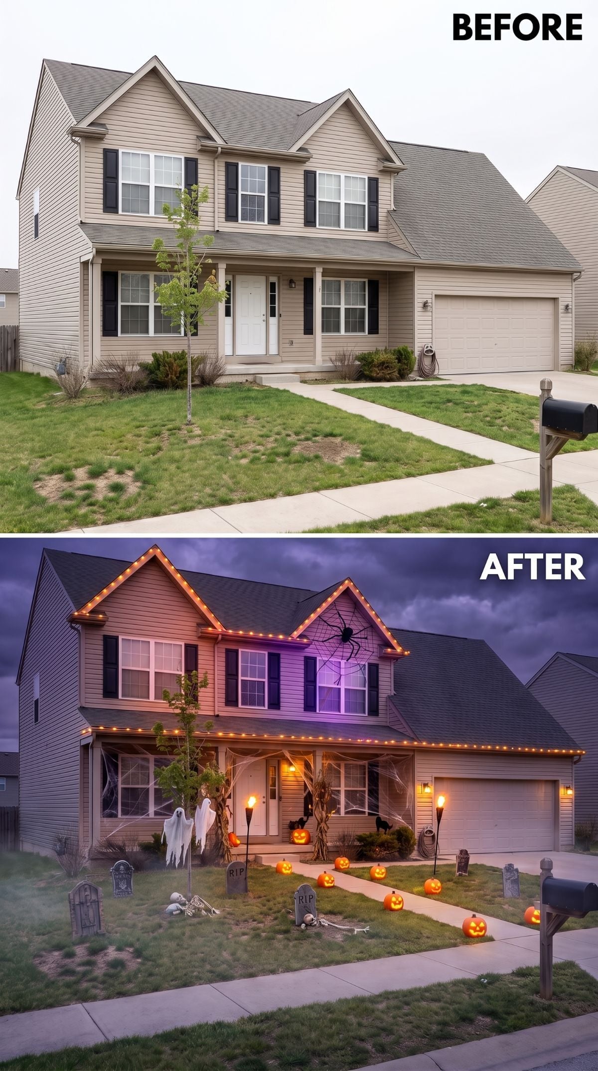 From Subdivision Staple to Full-On Haunted House in One October Weekend
