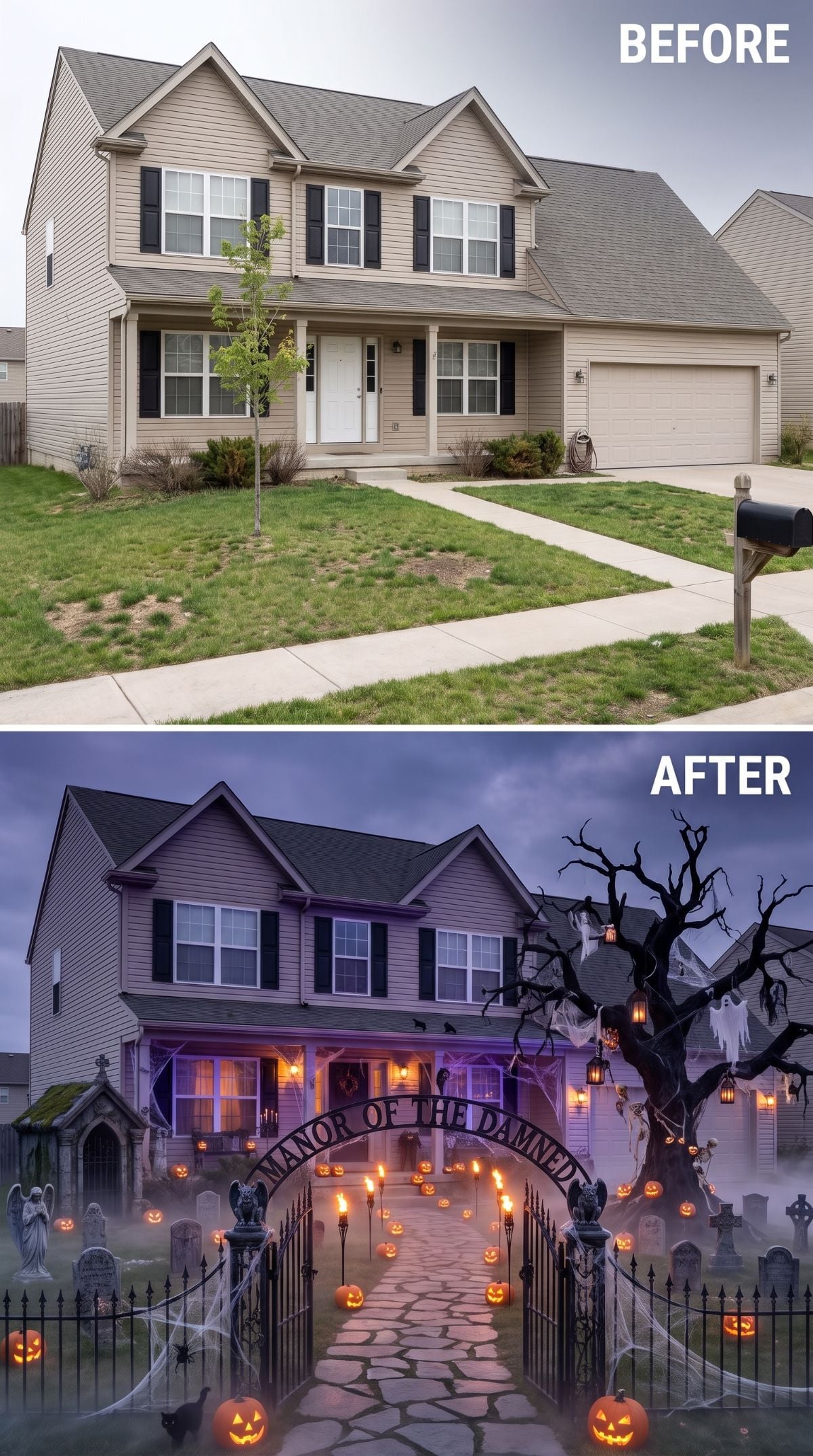 Manor of the Damned Swallows a Beige Subdivision Home Without Apology