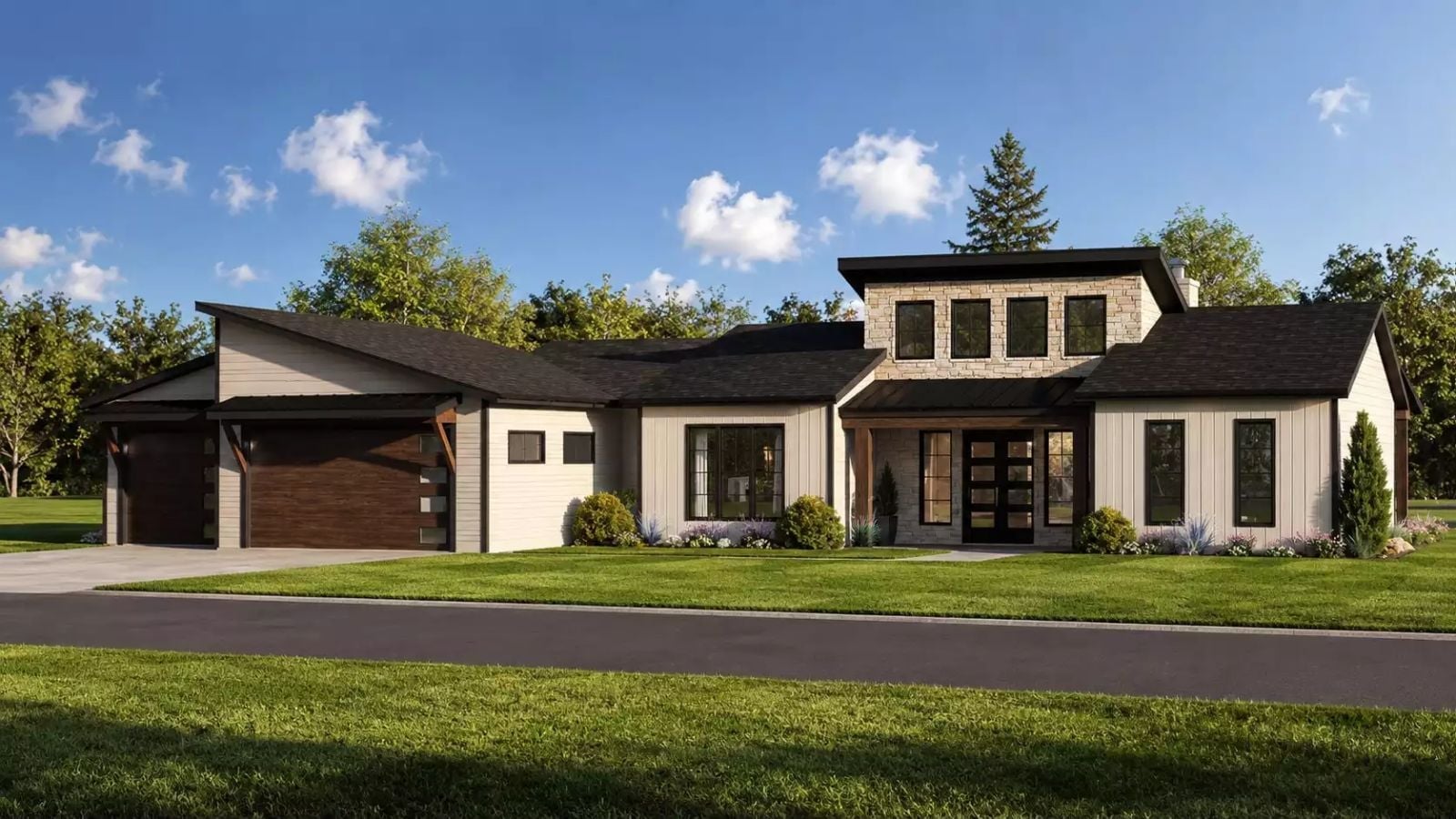 Berkett 2-Bedroom Modern with Game Room Designed for Couples Who Married Their Best Friend and Their Best Friend's Hobbies (Floor Plan)