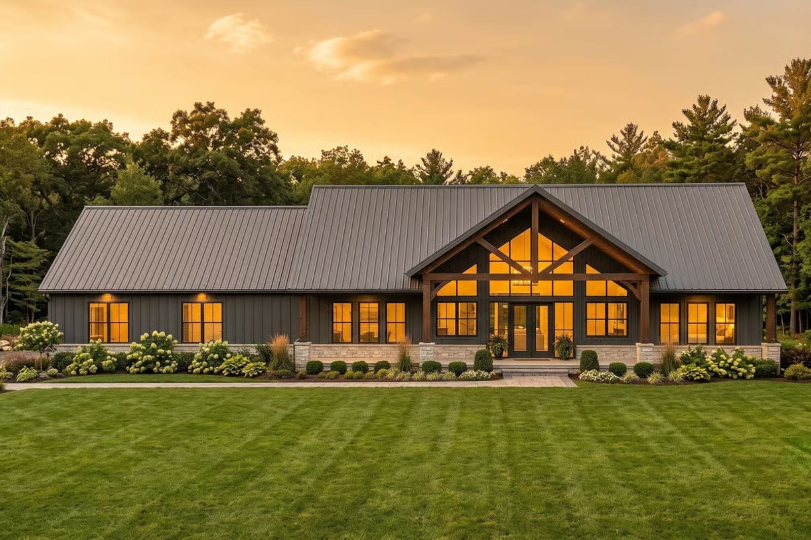 Blackwood Hall 3-Bedroom Modern Ranch Farmhouse with Vaulted Great Room Designed for Families Who Refuse to Live in a Cookie-Cutter Subdivision (Floor Plan)
