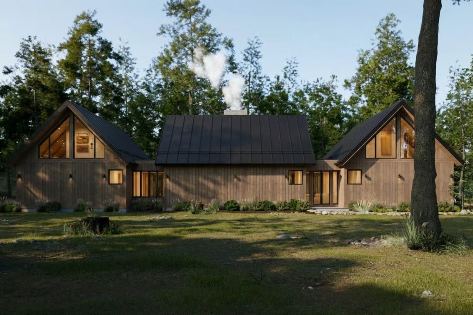 Blackwood Retreat 4-Bedroom Modern Mountain Retreat with Vaulted Great Room Designed for Couples Who Want a Home That Feels Like Vacation (Floor Plan)