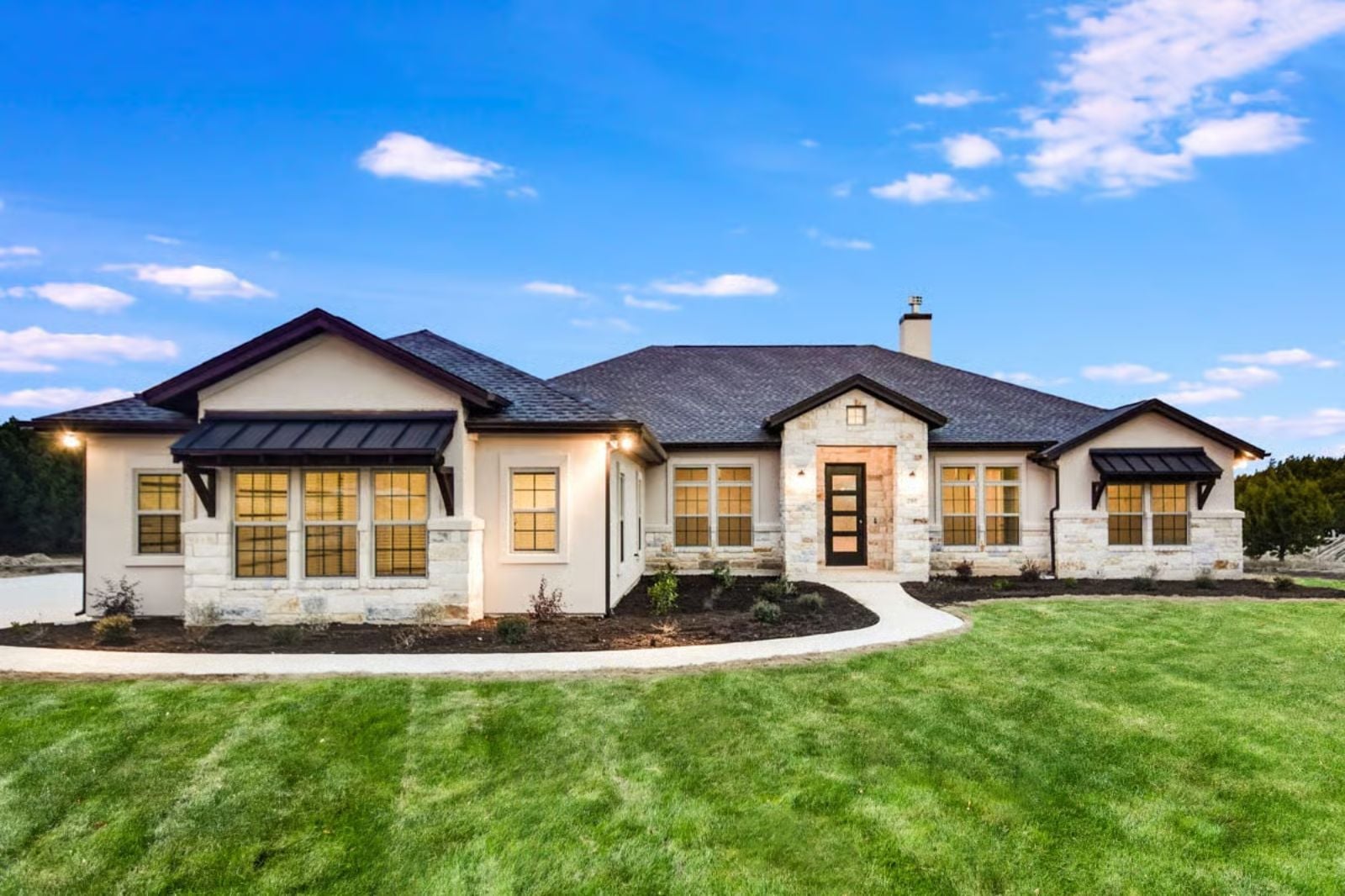 Blairewood 4-Bedroom Texas-Style Ranch House Plan with 3-Car Garage (3,044 Sq. Ft. Floor Plan)