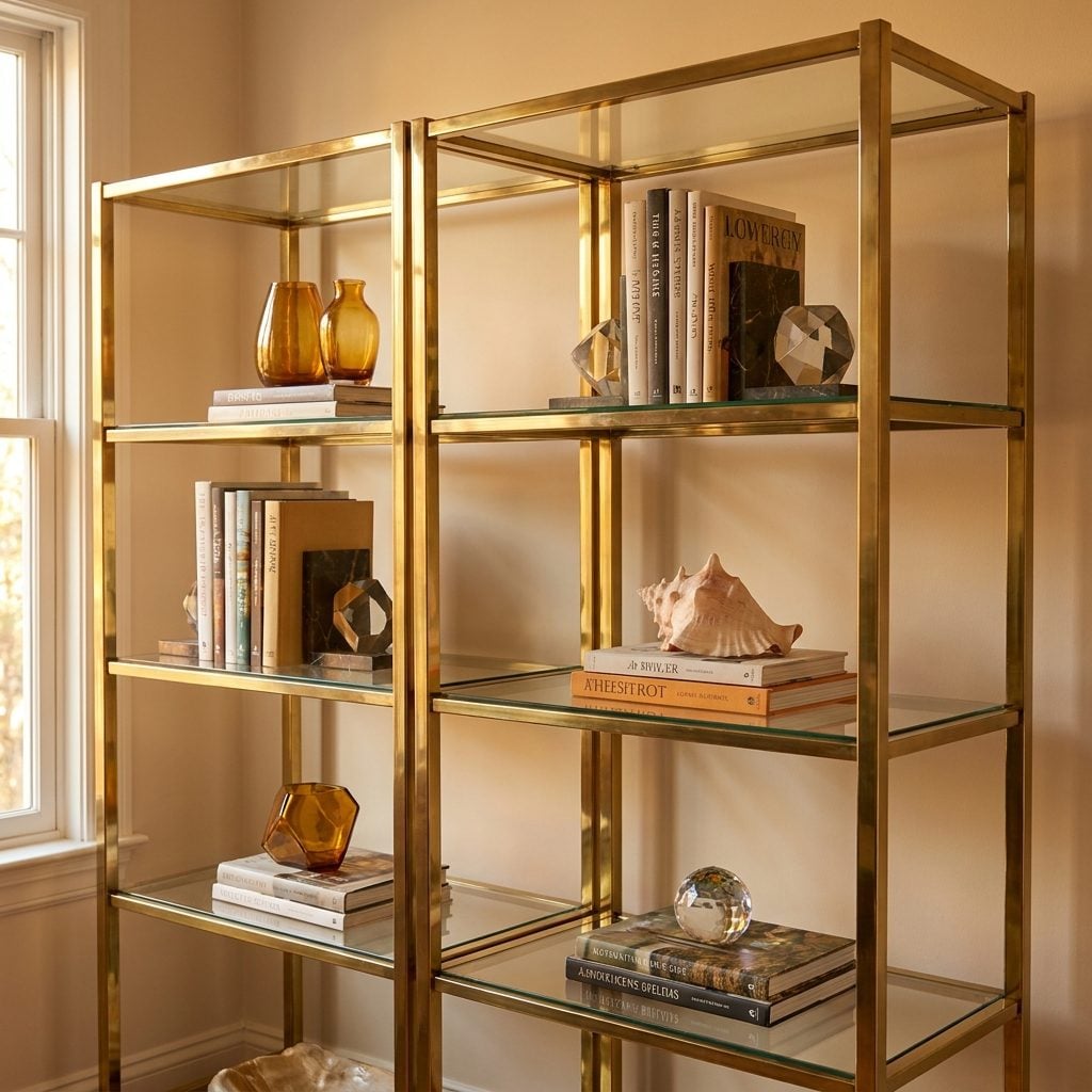 Brass-and-Glass Furniture