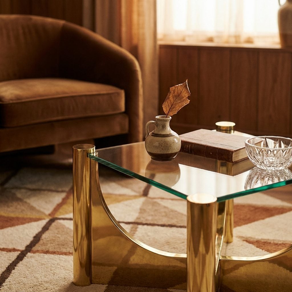 The Brass-and-Glass Étagère That Displayed a Little of Everything