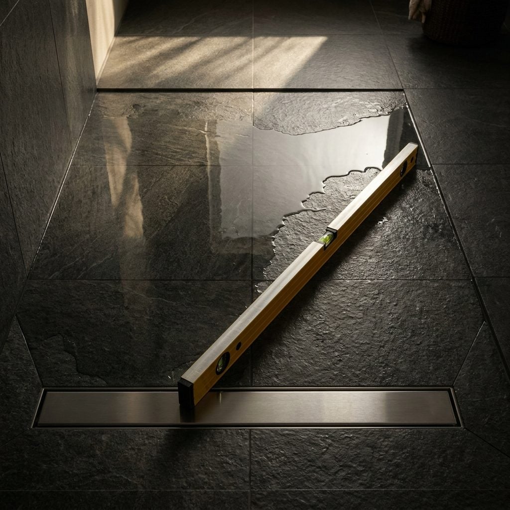 Building a Curbless Shower Without Getting the Floor Slope Exactly Right