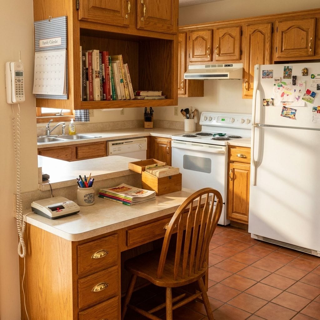 The Built-In Kitchen Desk Nobody Knew What to Do With