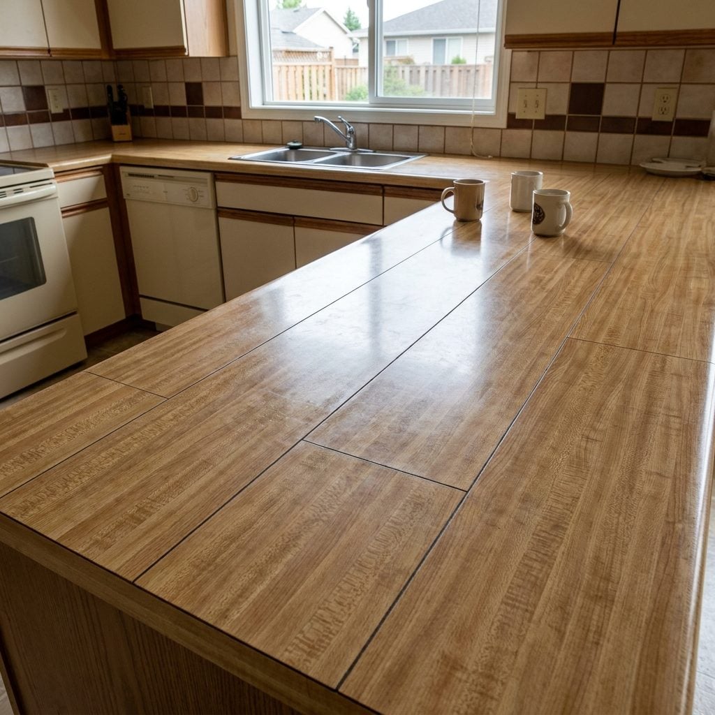 Butcher-Block-Look Laminate That Fooled Absolutely No One