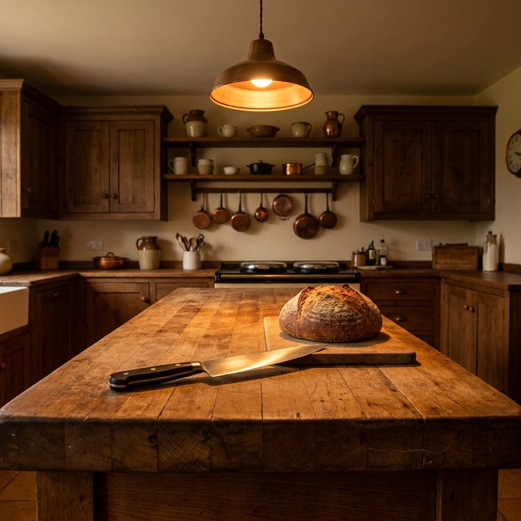 Butcher-Block-Style Counters