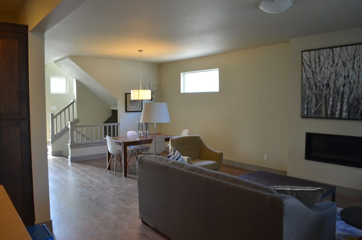 Open-Plan Living Where the Staircase Doesn't Steal the Show
