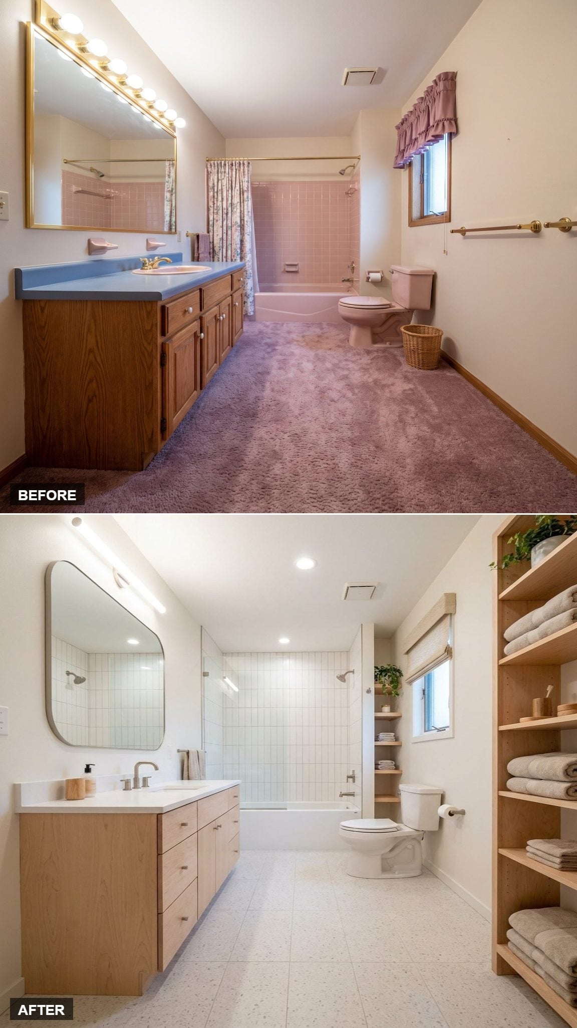 Light Oak Cabinets, Terrazzo Floors, and Open Shelving That Actually Earns Its Keep