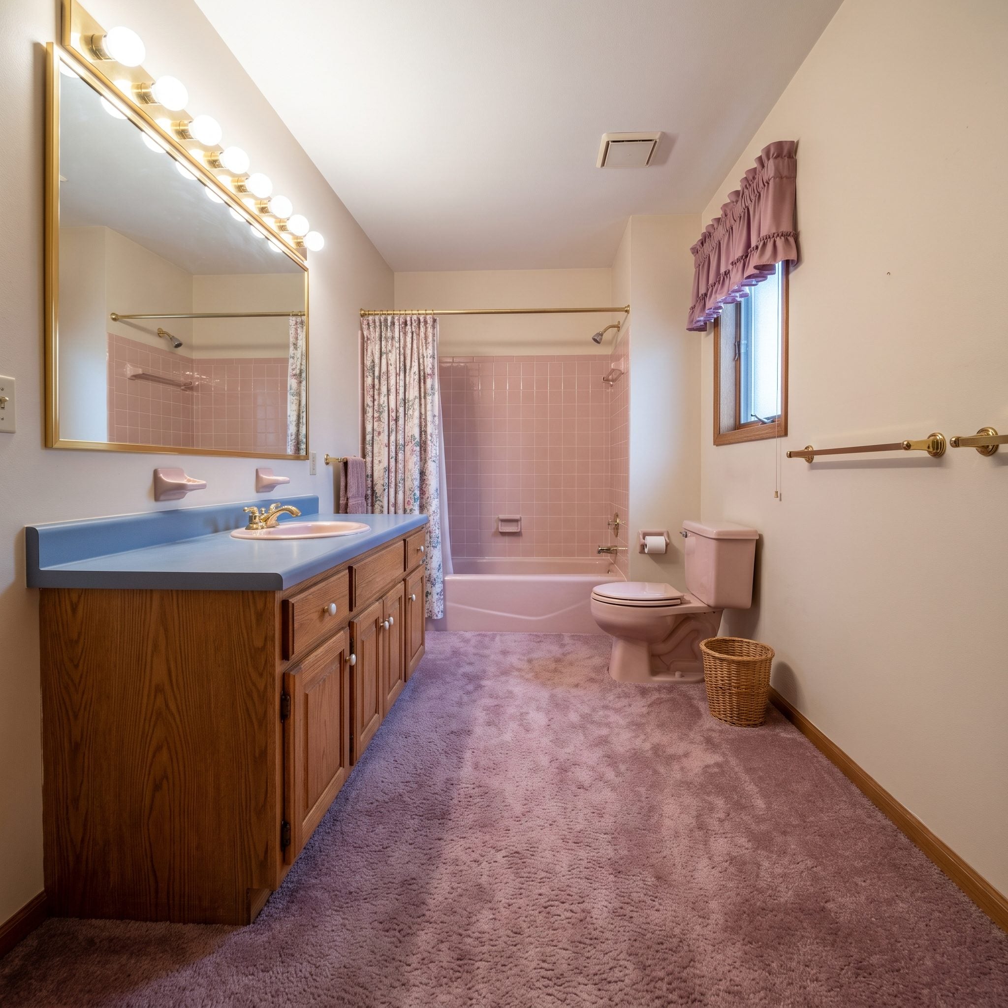 This Carpeted 1980s Bathroom Was Stuck in the Past and Desperately Needed Saving — See These 25 Before & After Designs —