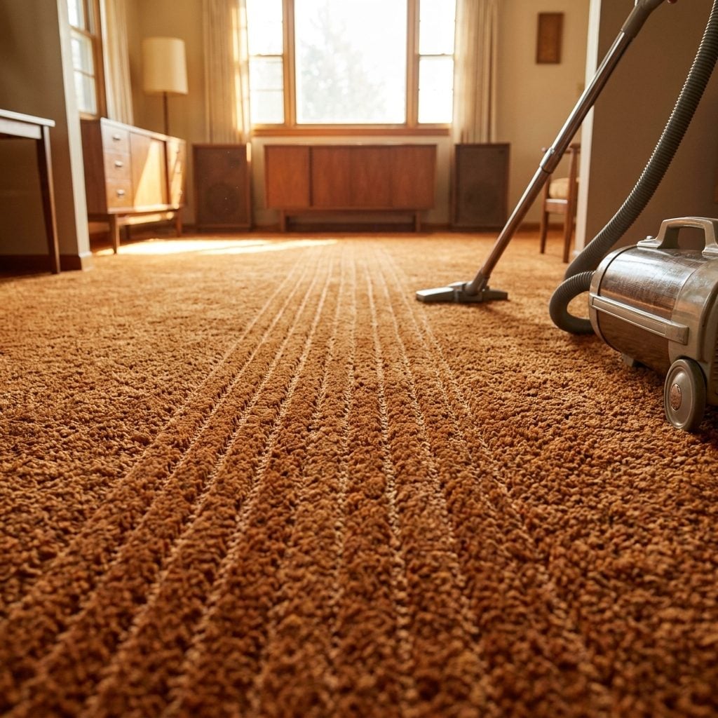 Carpets Were Vacuumed in Perfect Straight Lines