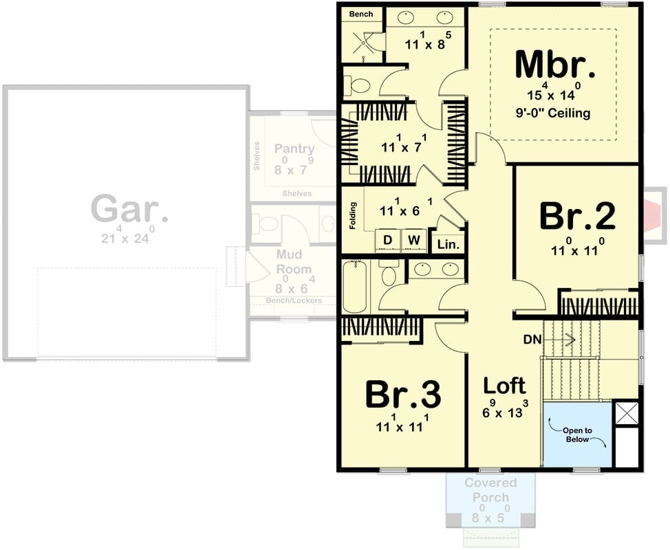 Floor Plan - Second Floor