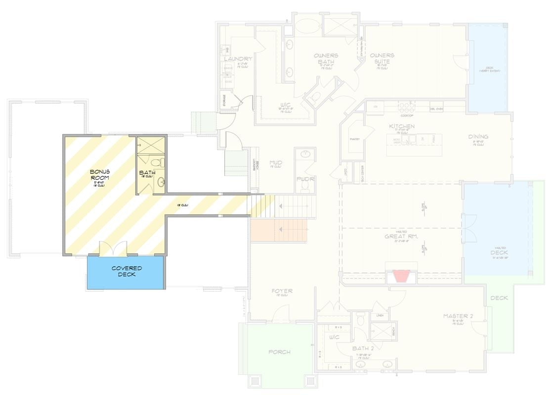 Floor Plan - Bonus Room