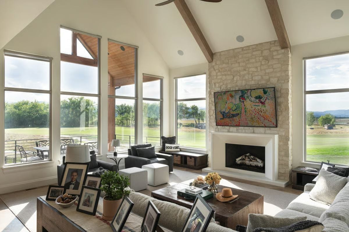Vaulted Ceilings, Stone Fireplace, and Views That Earn Their Keep