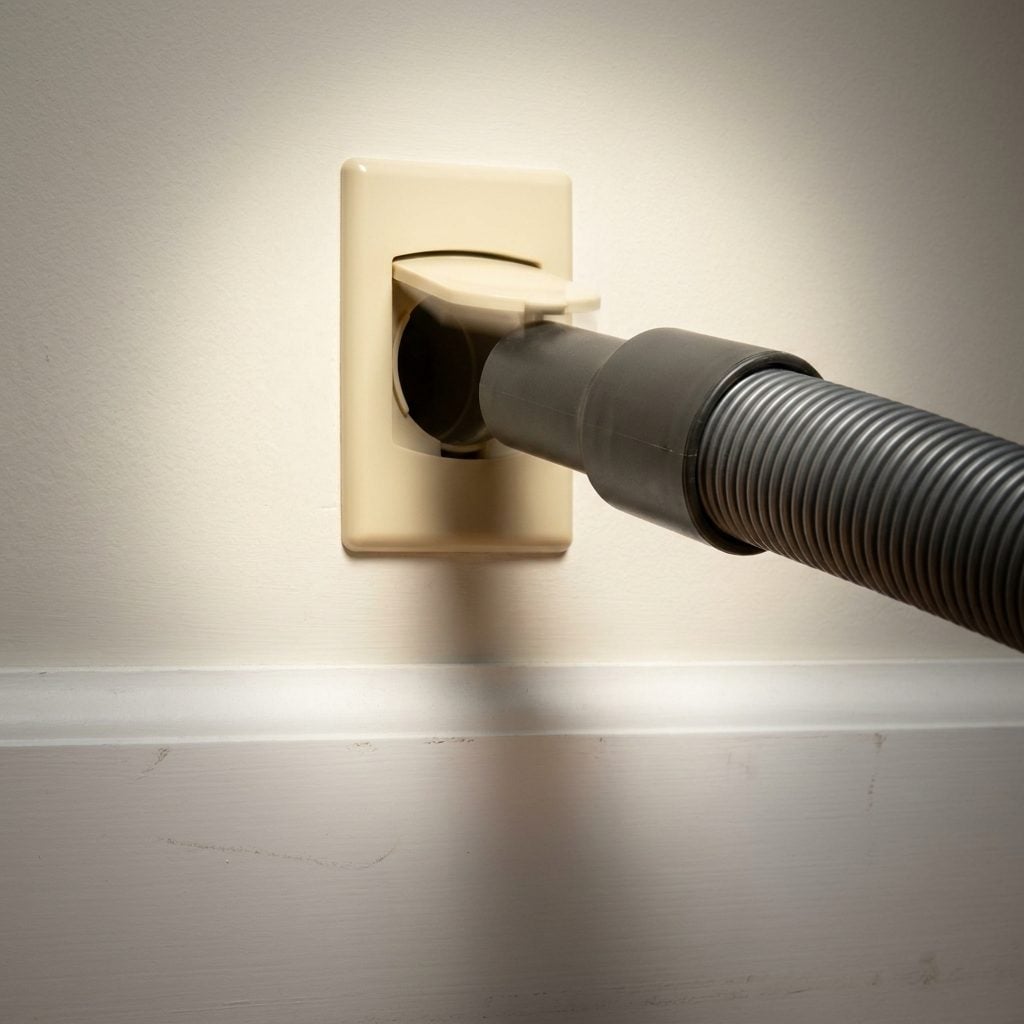 The Central Vacuum System With Outlets Built Right Into the Walls
