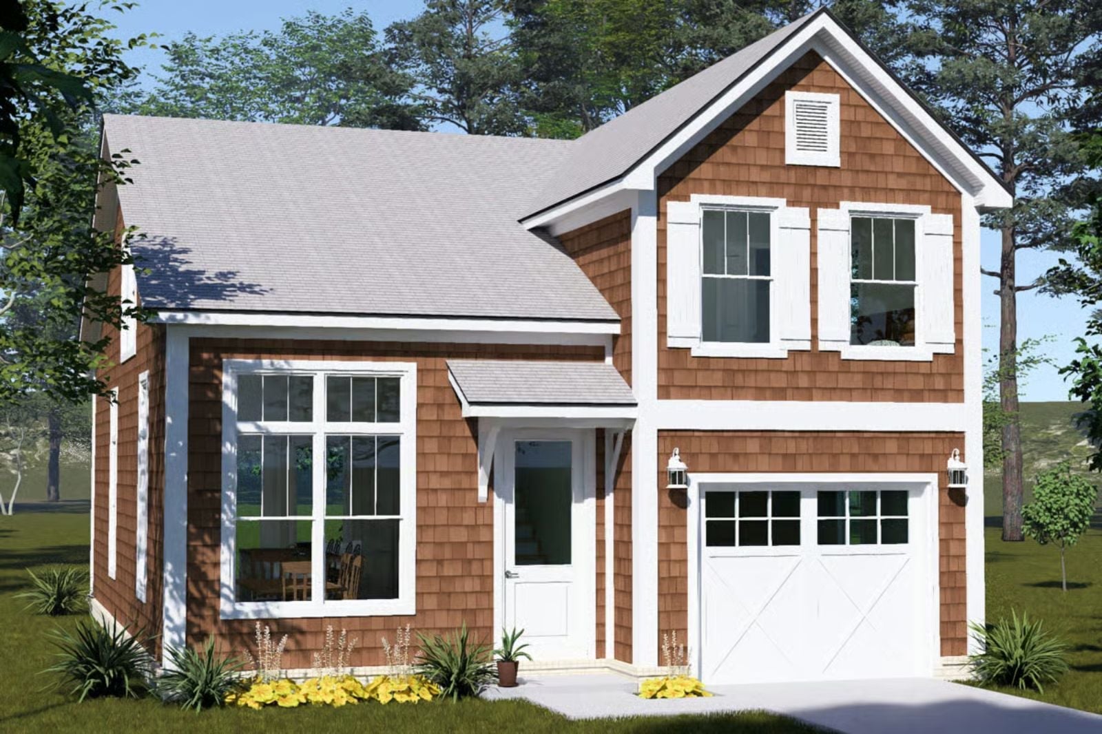 Chanterelle 3-Bedroom Farmhouse with Game Room Designed for Families Who Outgrew Their Starter Home Three Years Ago (Floor Plan)