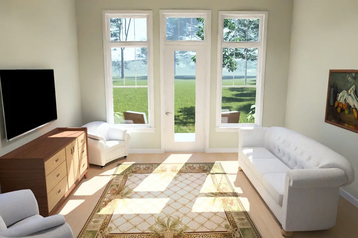 Sunlight Does the Heavy Lifting When Your Sofa Is Already This White