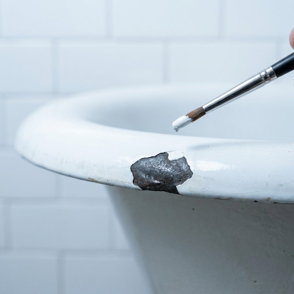 Chipped Porcelain Sinks and Tubs Got Touched Up, Not Ripped Out