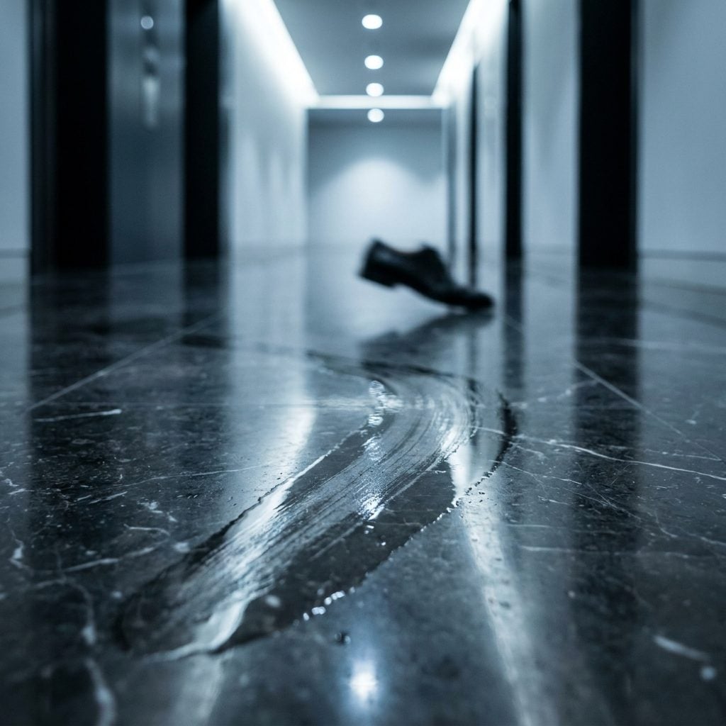 Choosing Polished Floor Tile That Becomes a Slip Hazard When Wet