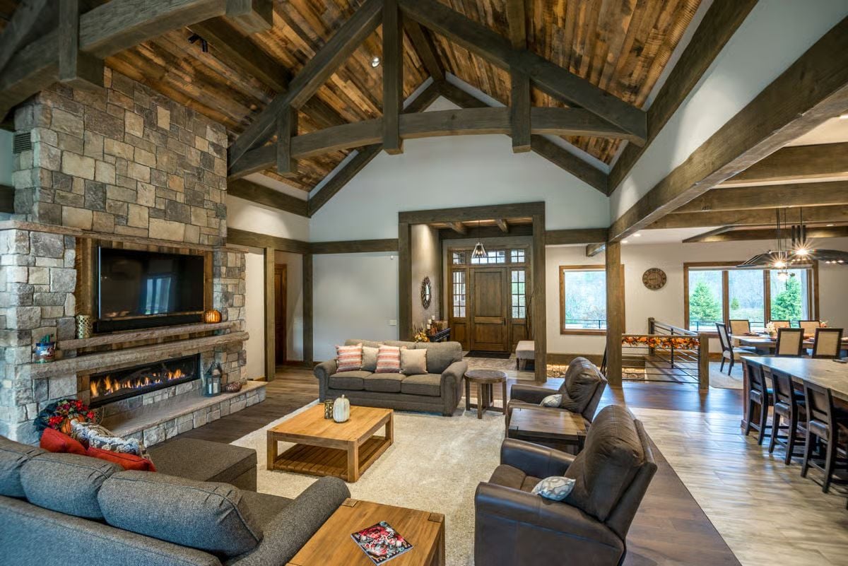 Reclaimed Beams, Live Fire, and Enough Stone to Mean It