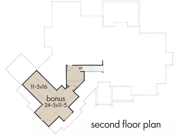 Floor Plan - Bonus Room