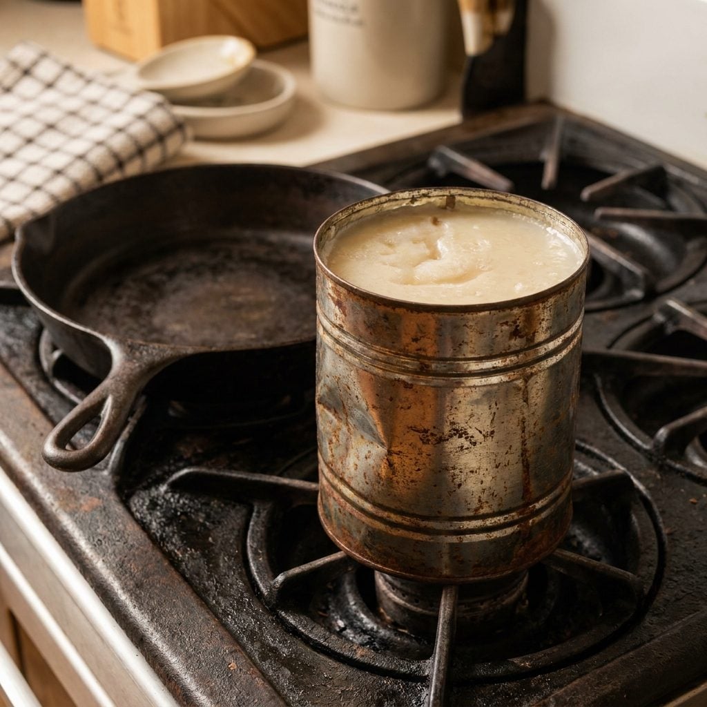 The Coffee Can of Bacon Grease That Lived by the Stove
