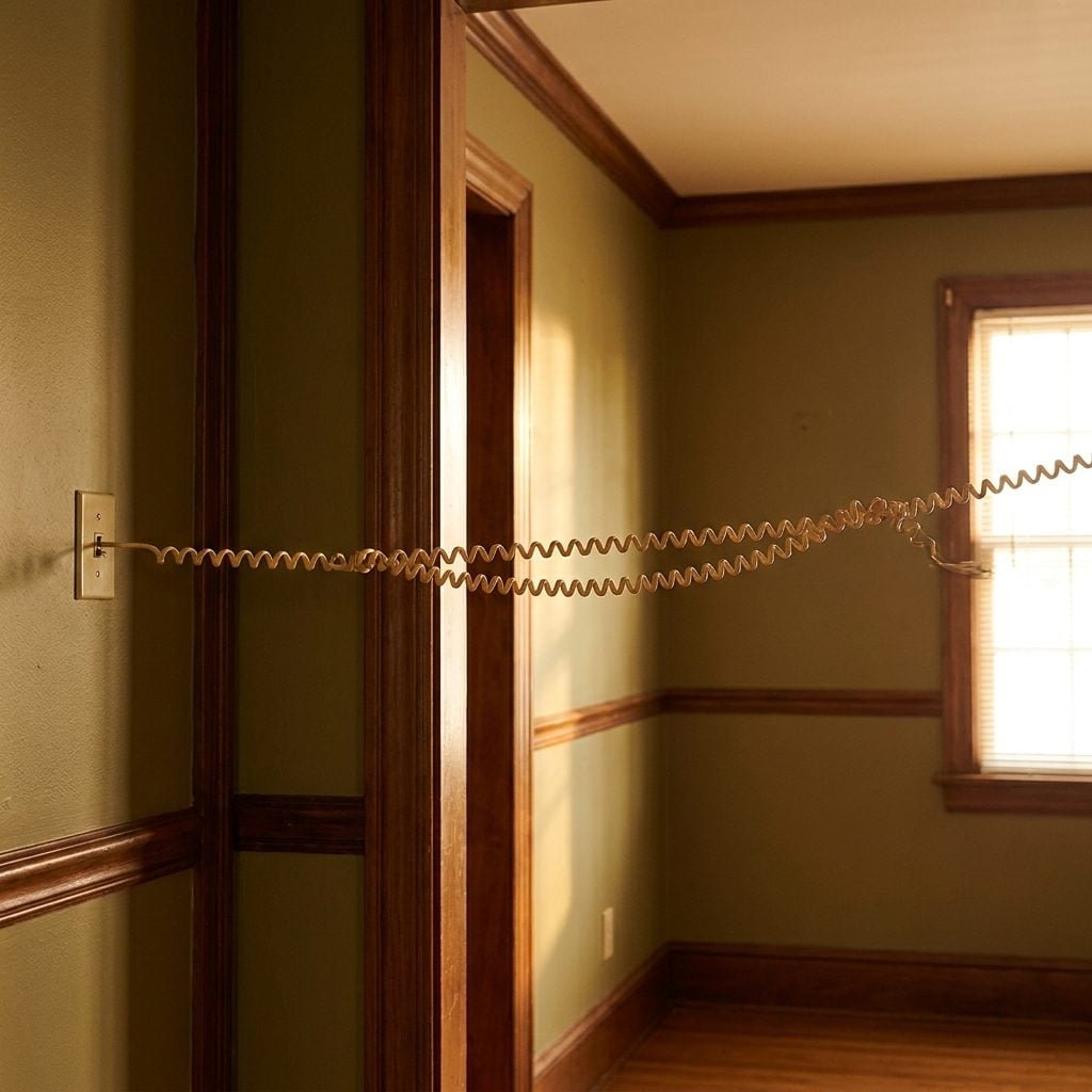 The Coiled Cord That Stretched to the Next Room Over