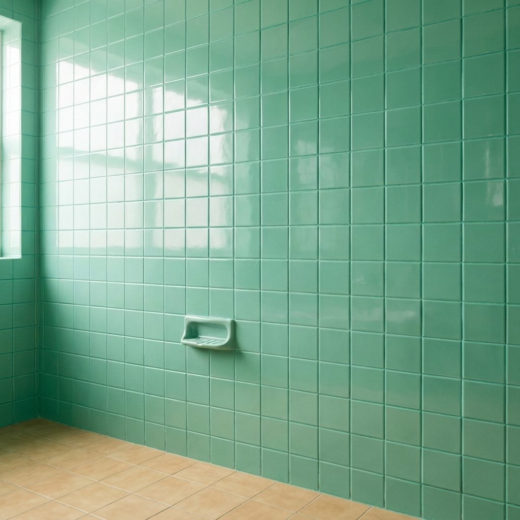 Colored Ceramic Wall Tile That Actually Committed to a Palette