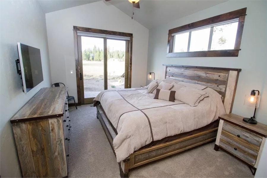 Reclaimed Wood and Corrugated Metal Pull This Bedroom Straight Into Ranch Country