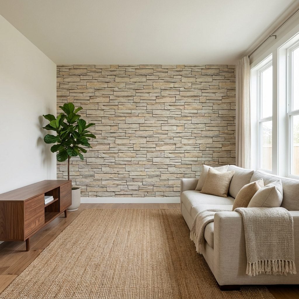 Covering an Interior Wall With Faux-Stone Veneer