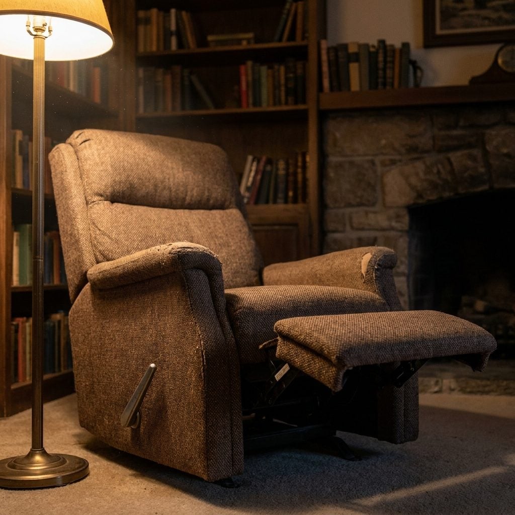 Dad's Recliner, the Throne With a Footrest