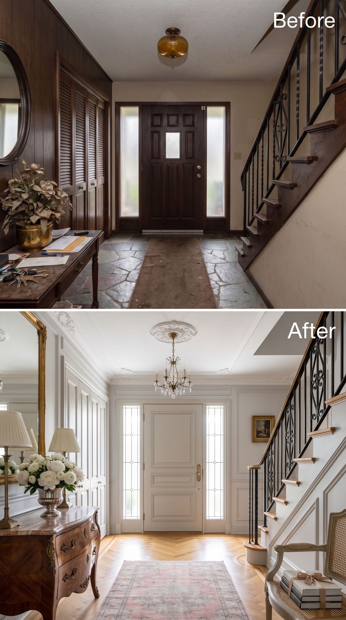 Crystal Chandelier, Parquet Floors, and a Foyer That Finally Stopped Being an Apology