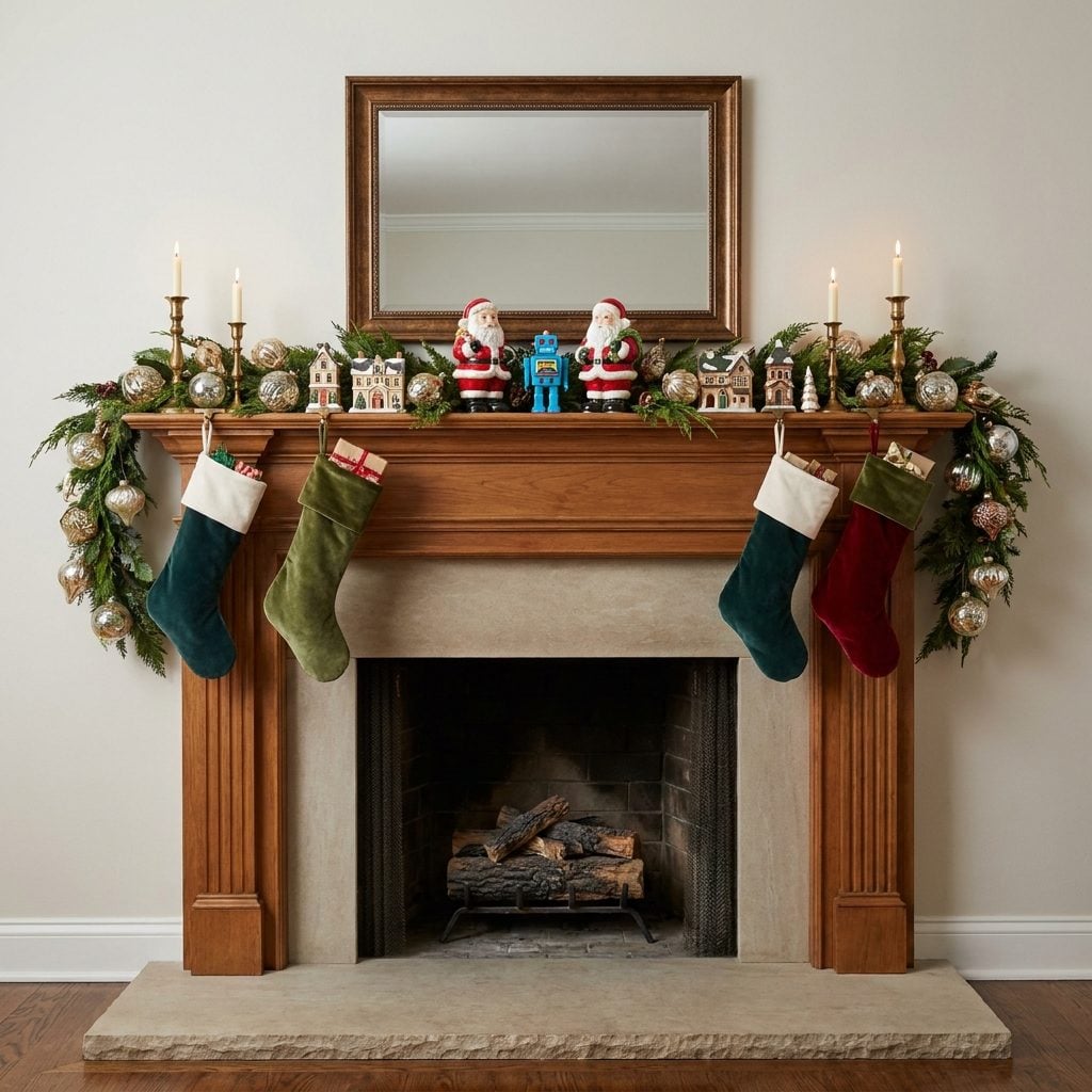 Decorations Covering Every Inch of Available Space