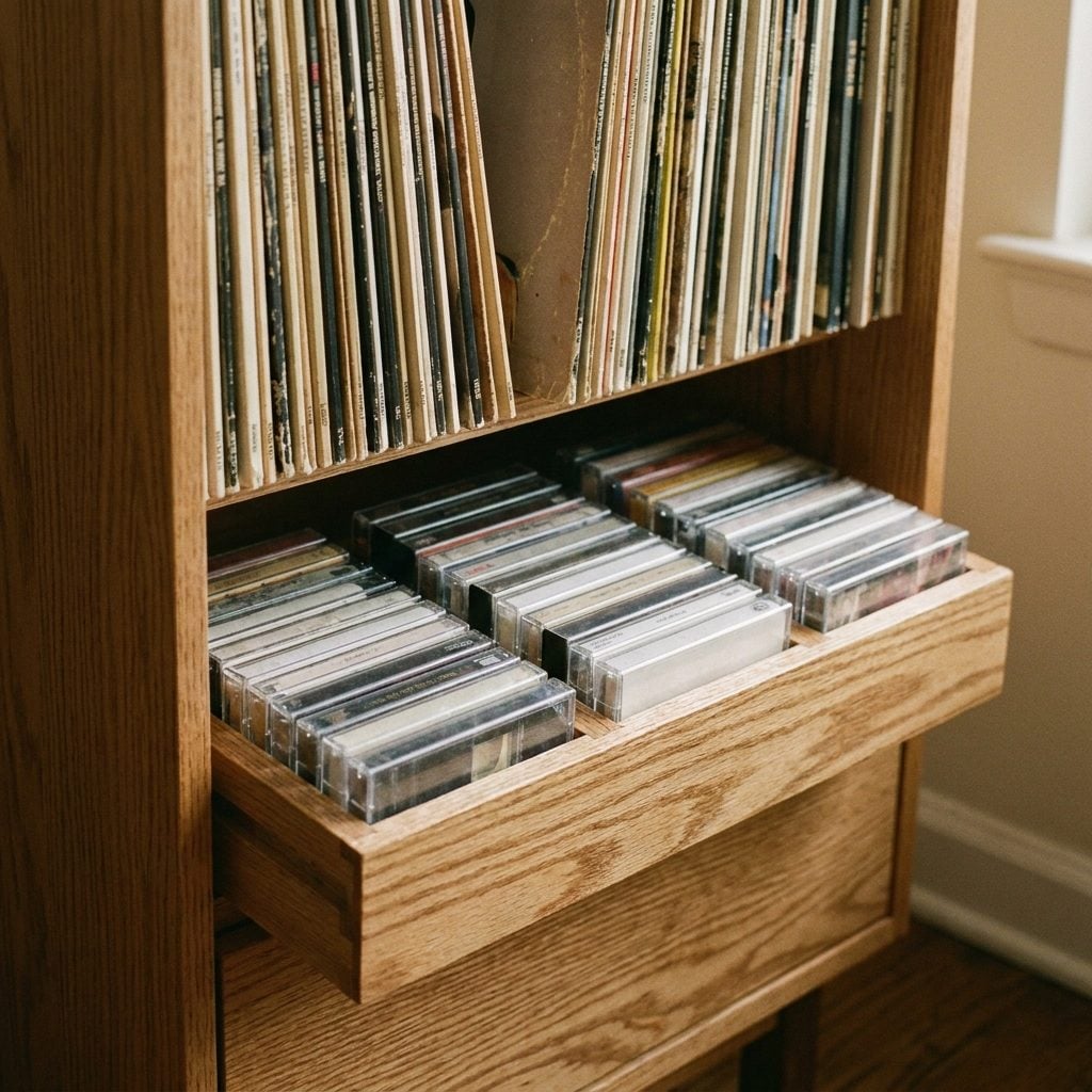 Dedicated Record and Cassette Storage Cabinets