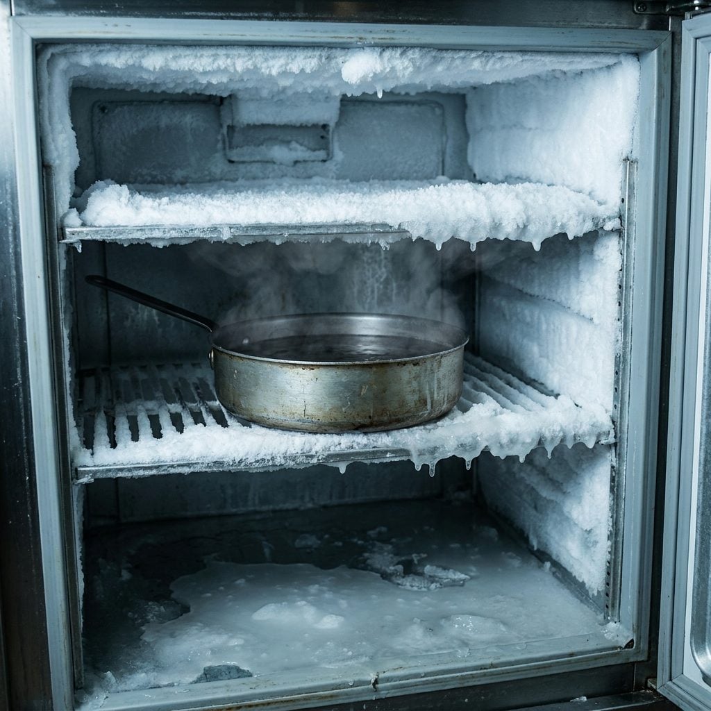 Defrosting the Freezer by Hand