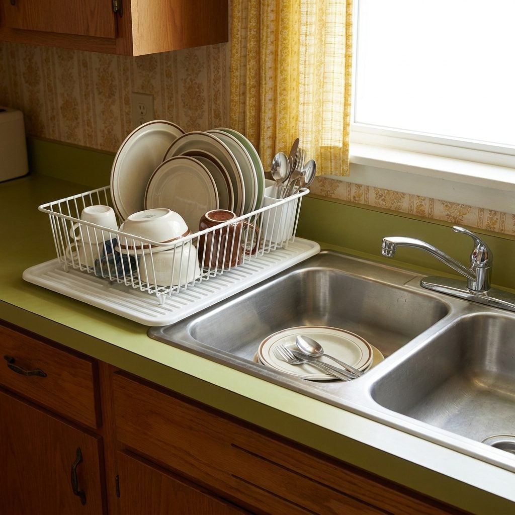 The Dish Rack That Never Left the Counter