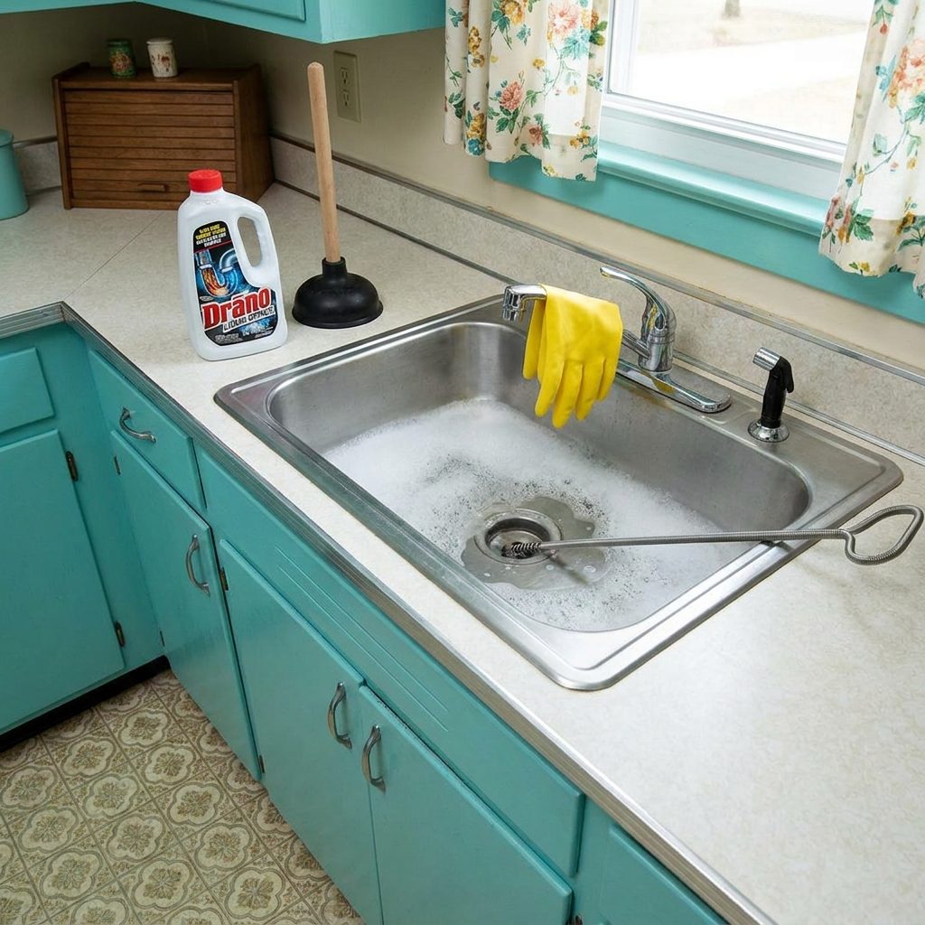 Drain Opener: Roughly 49 Cents a Can