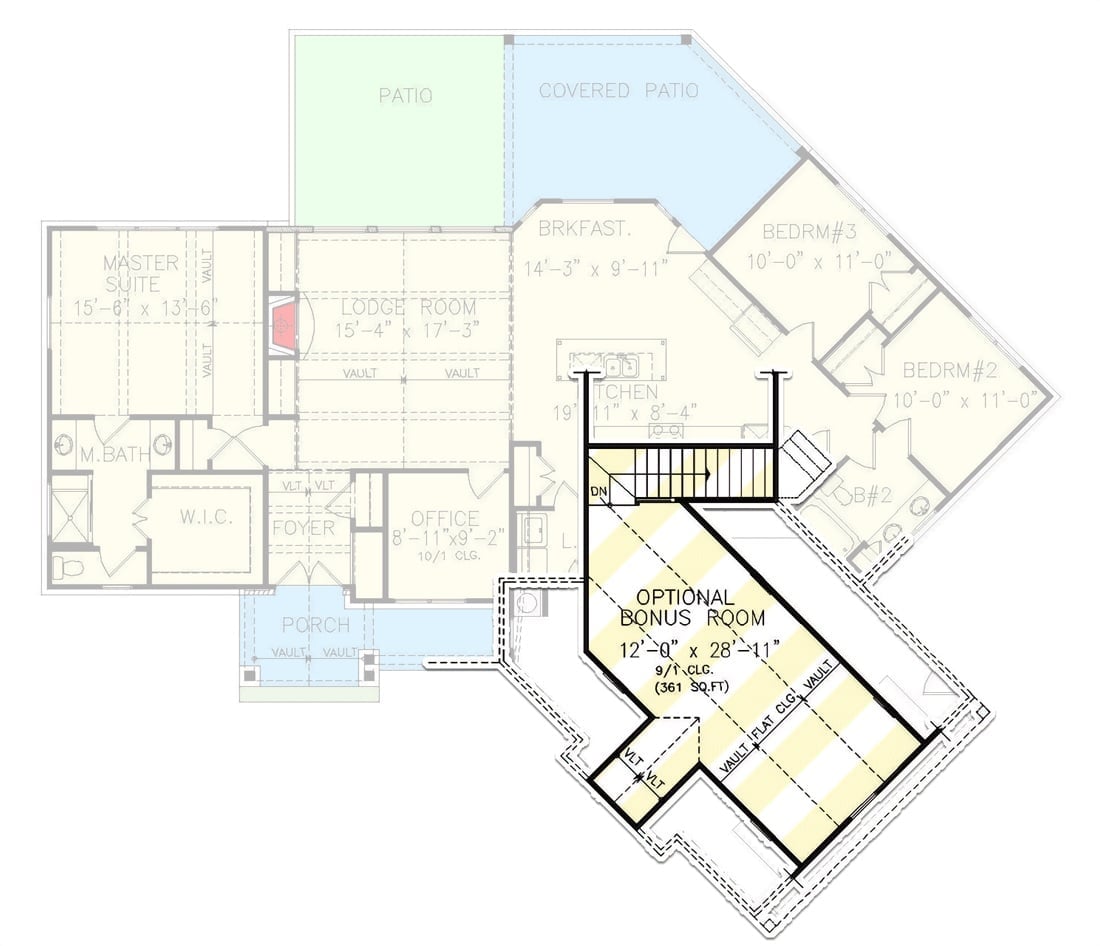 Floor Plan - Bonus Room