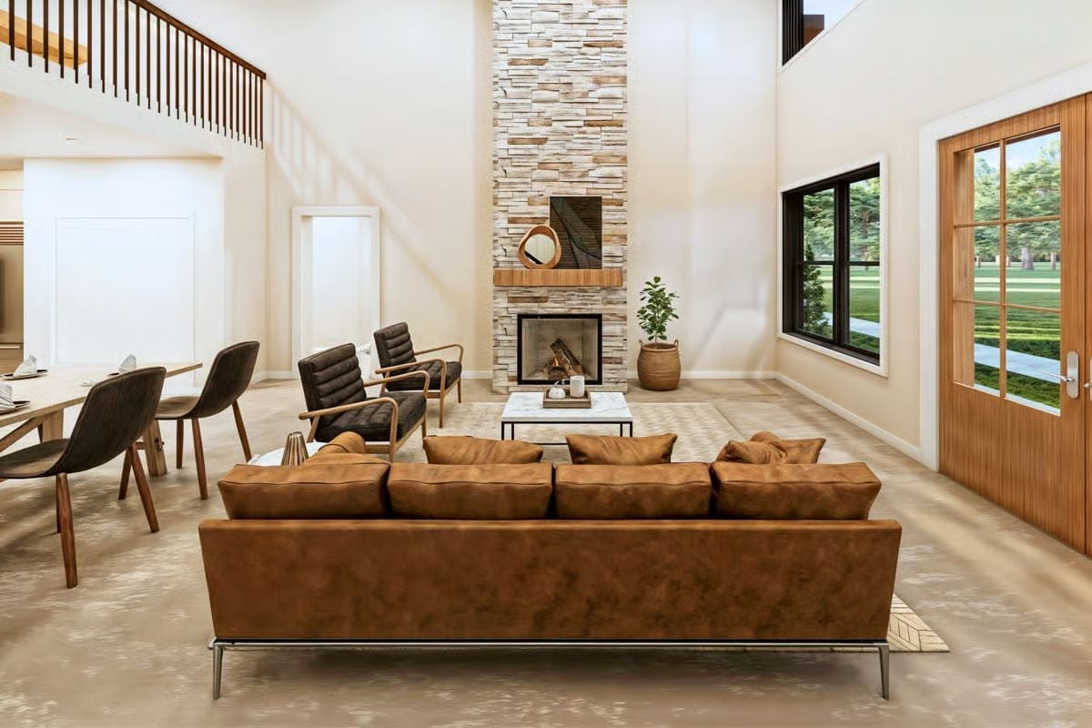 Stacked Stone Rises Two Stories and Earns Every Inch of Vertical Drama
